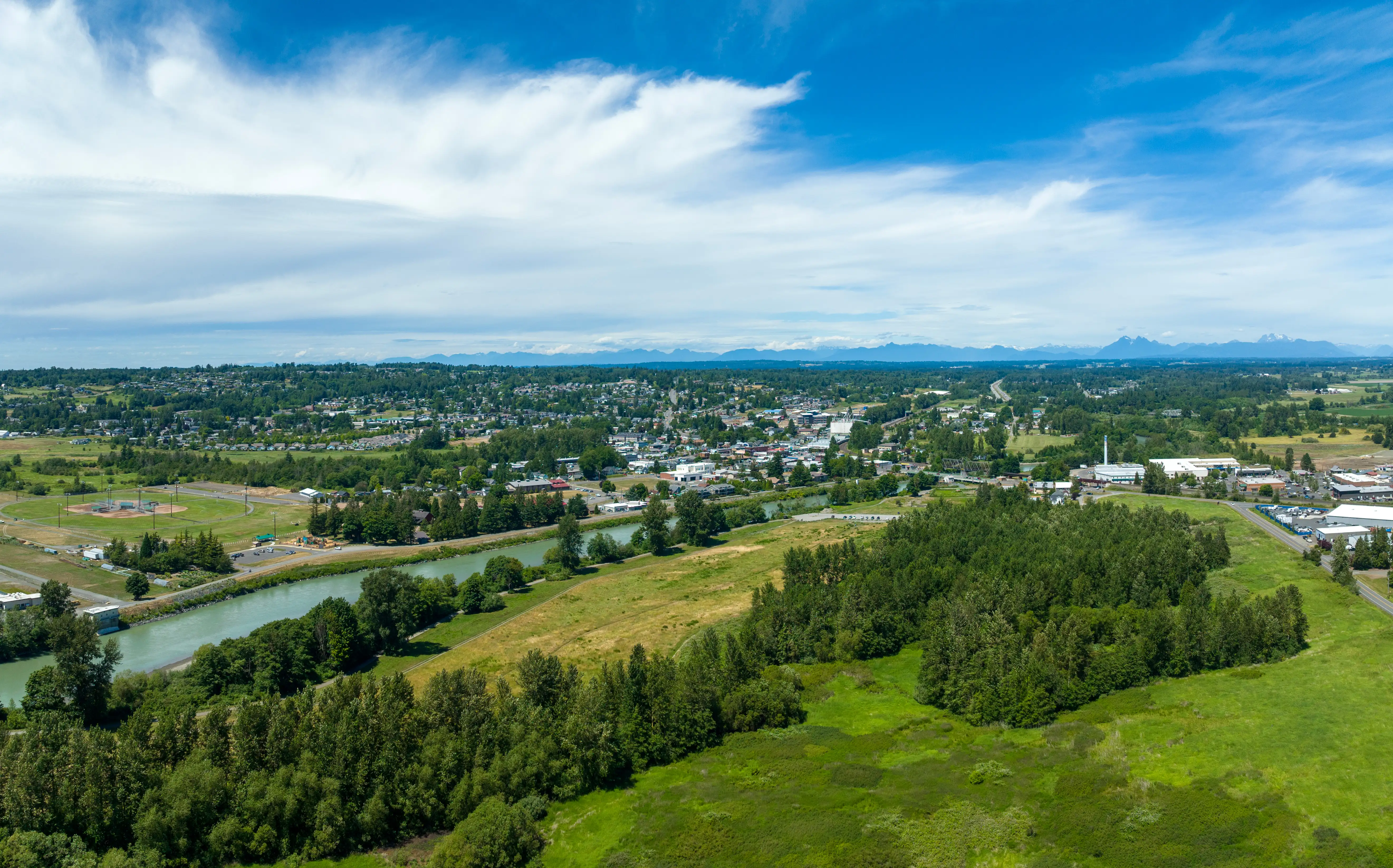 Scenic view of Ferndale, Washington