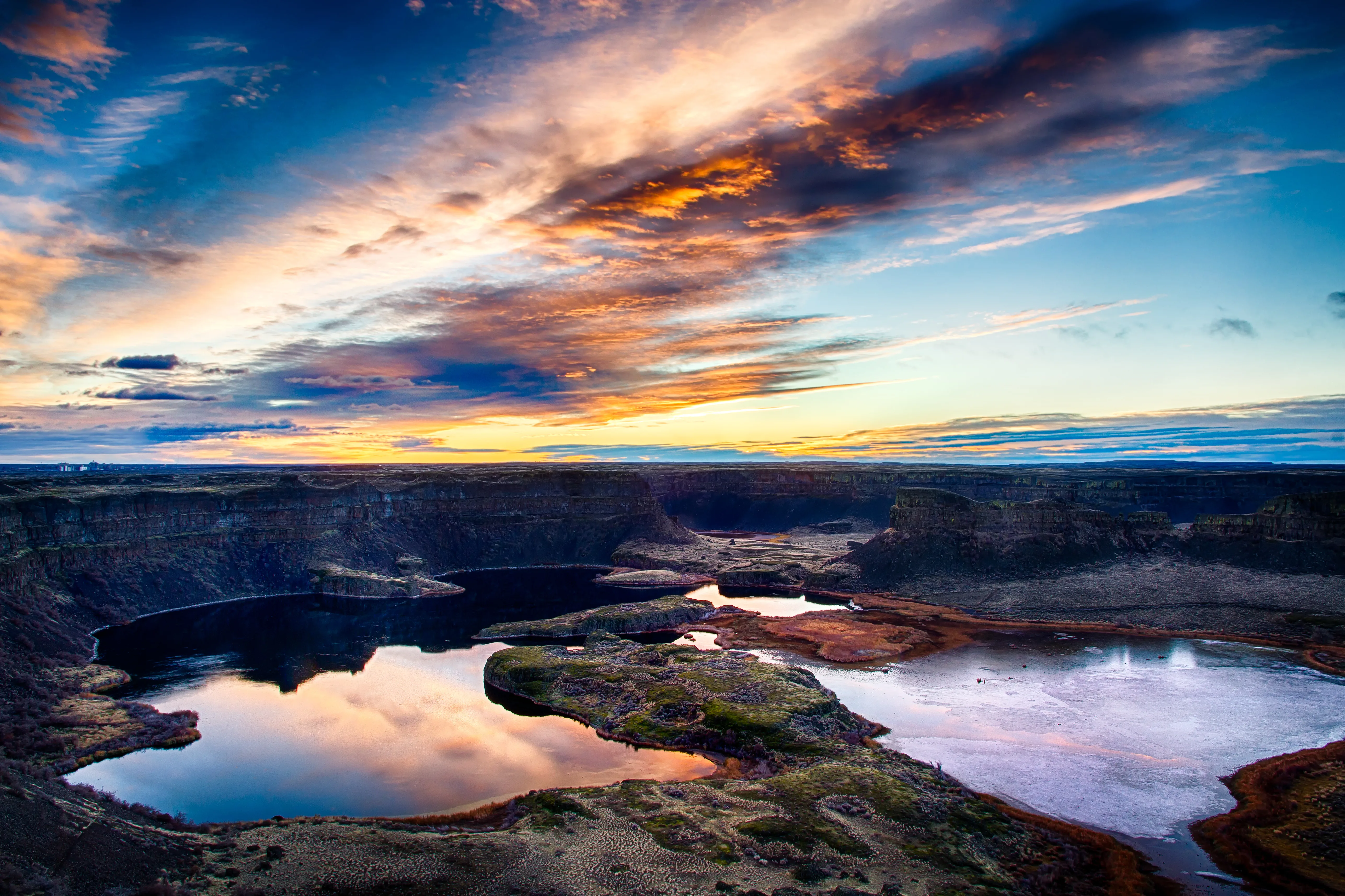 Scenic view of Ephrata, Washington